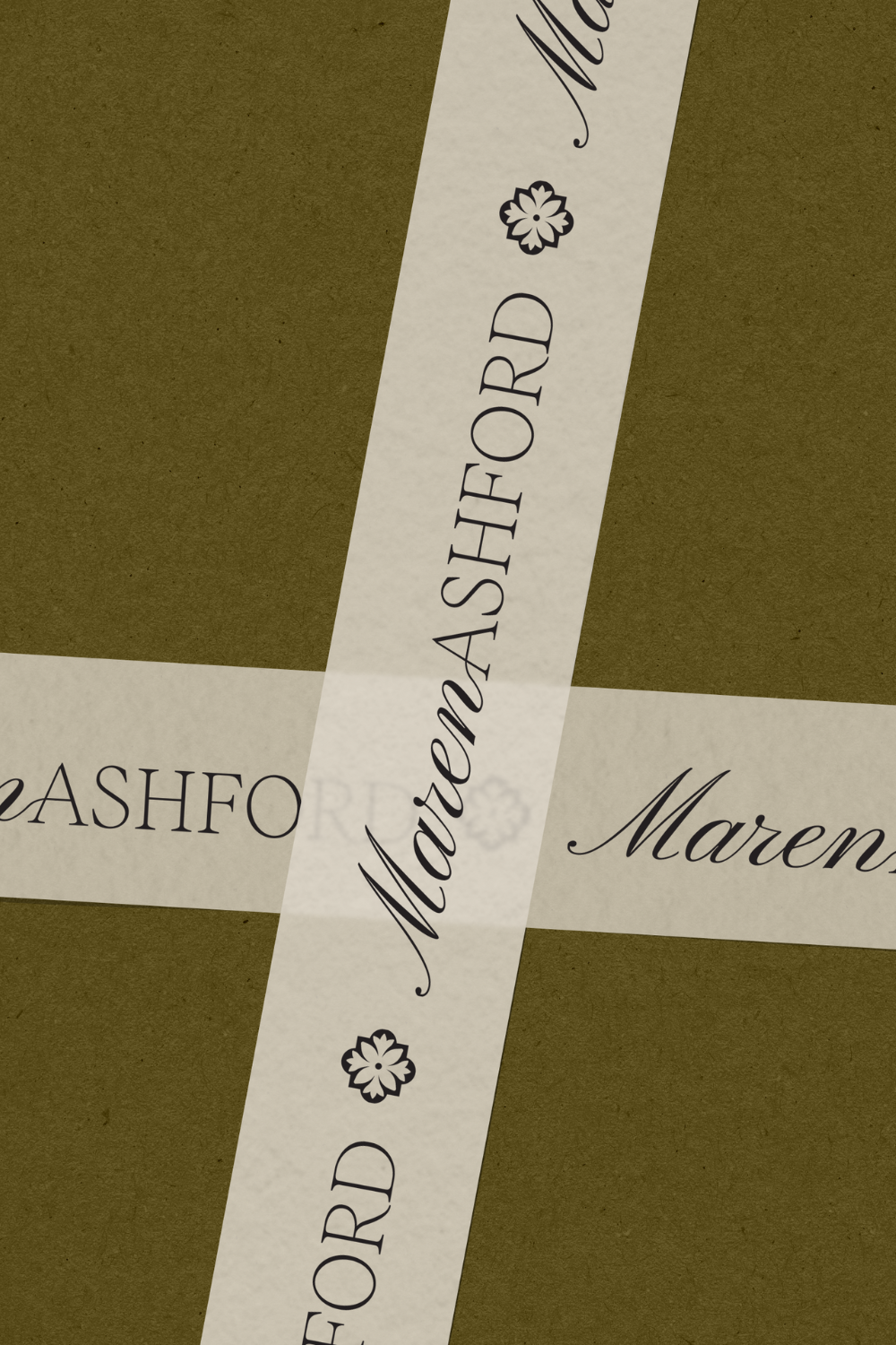 Brand packaging design for a luxury brand