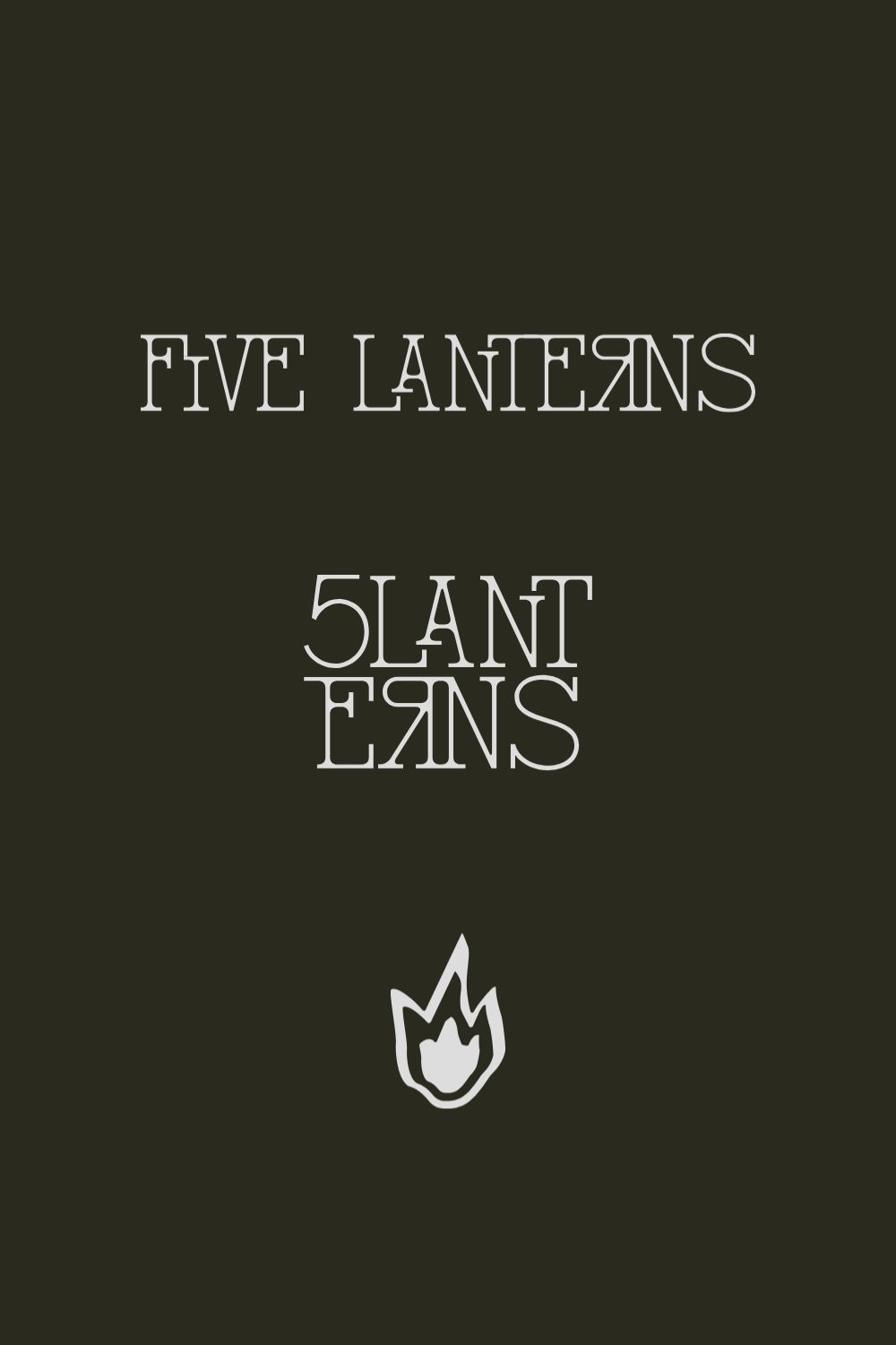 Logos from a branding design for a creative business