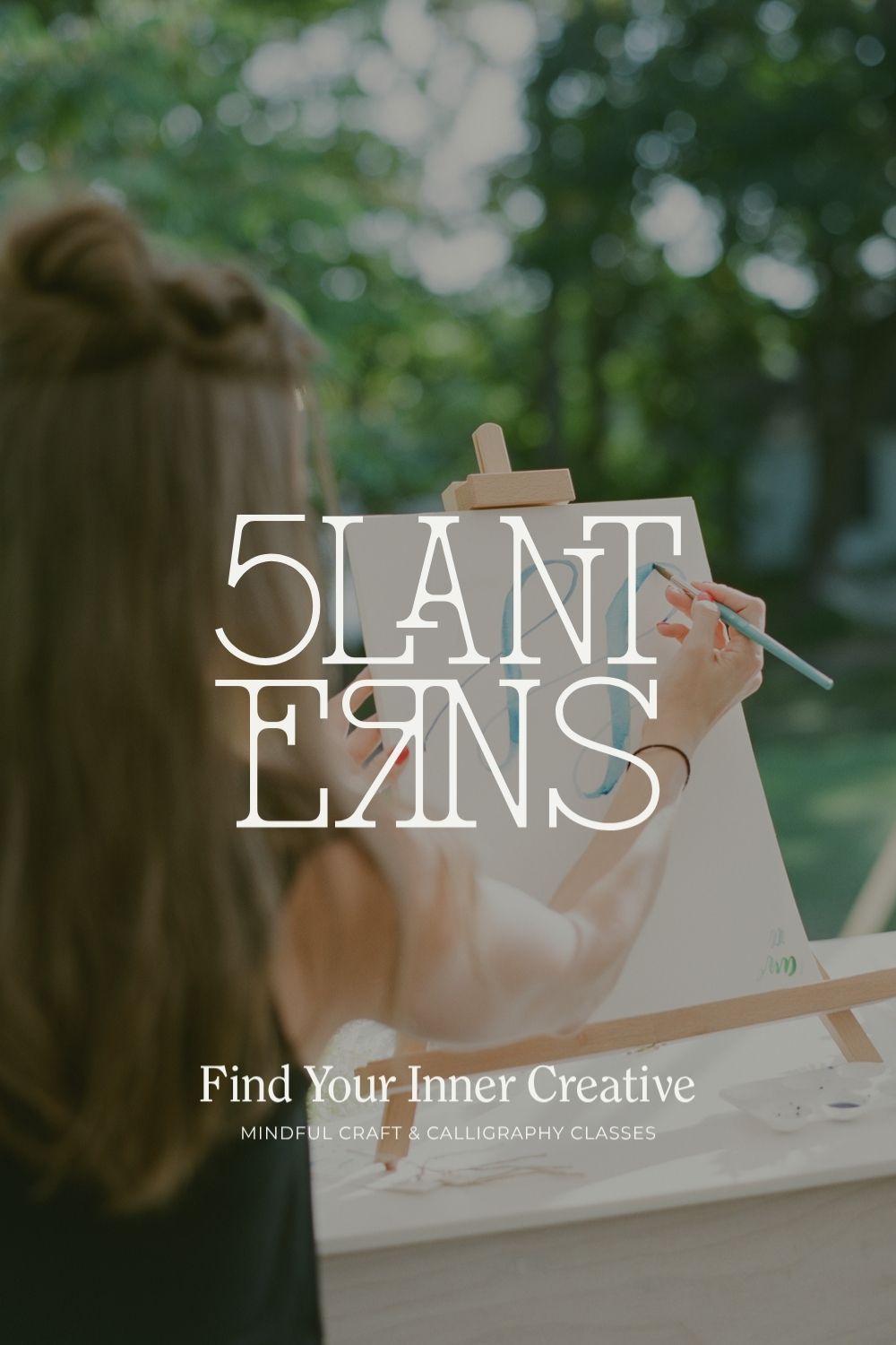 A logo created as part of a branding design for a creative business