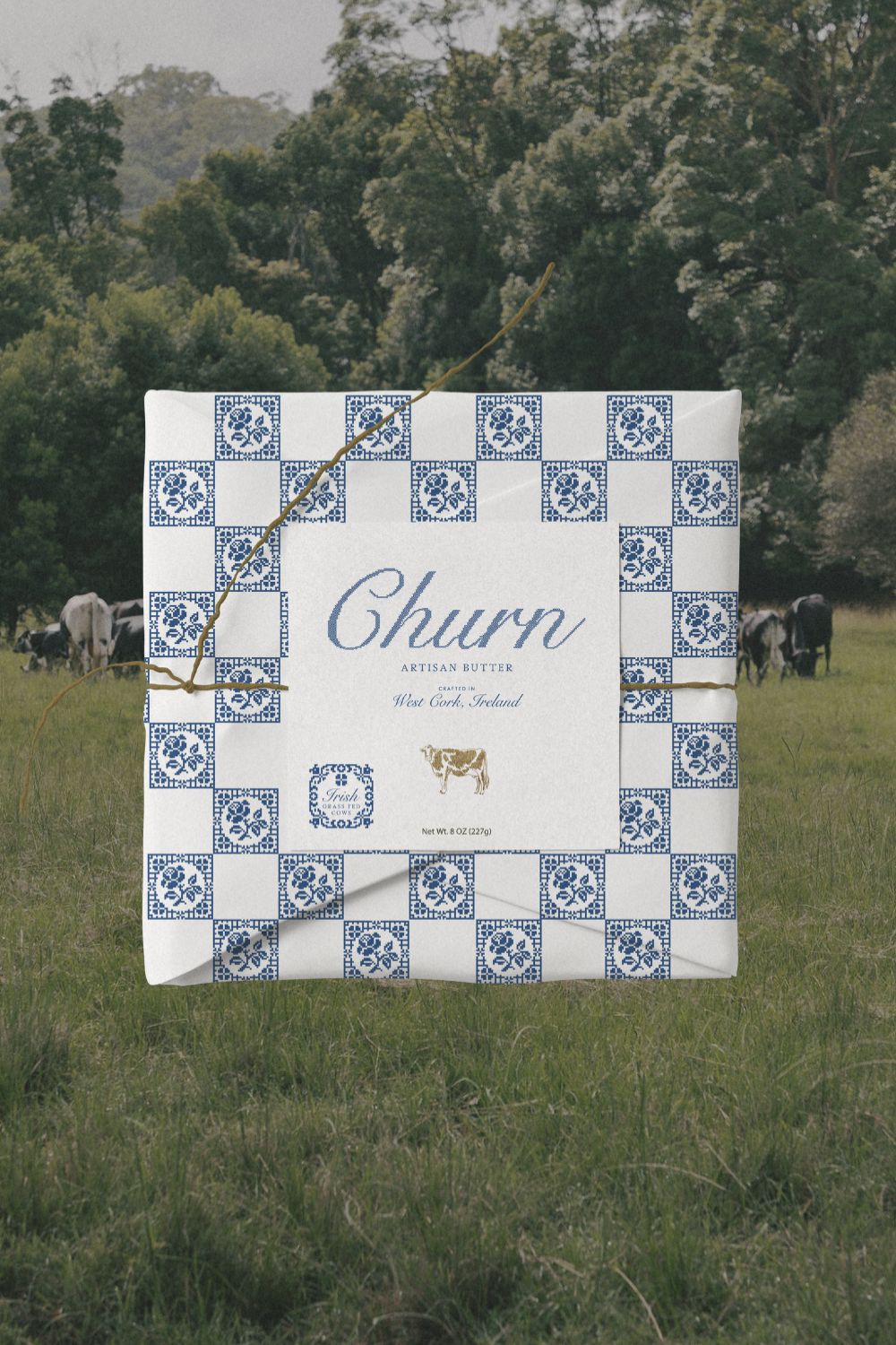 Brand packaging created for a butter brand